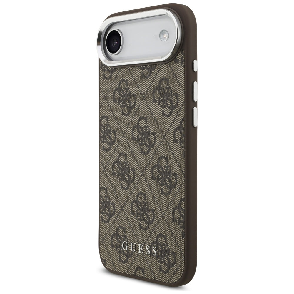 Калъф MagSafe за Apple iPhone 17 Air, Guess, 4G Classic Logo, Кафяв