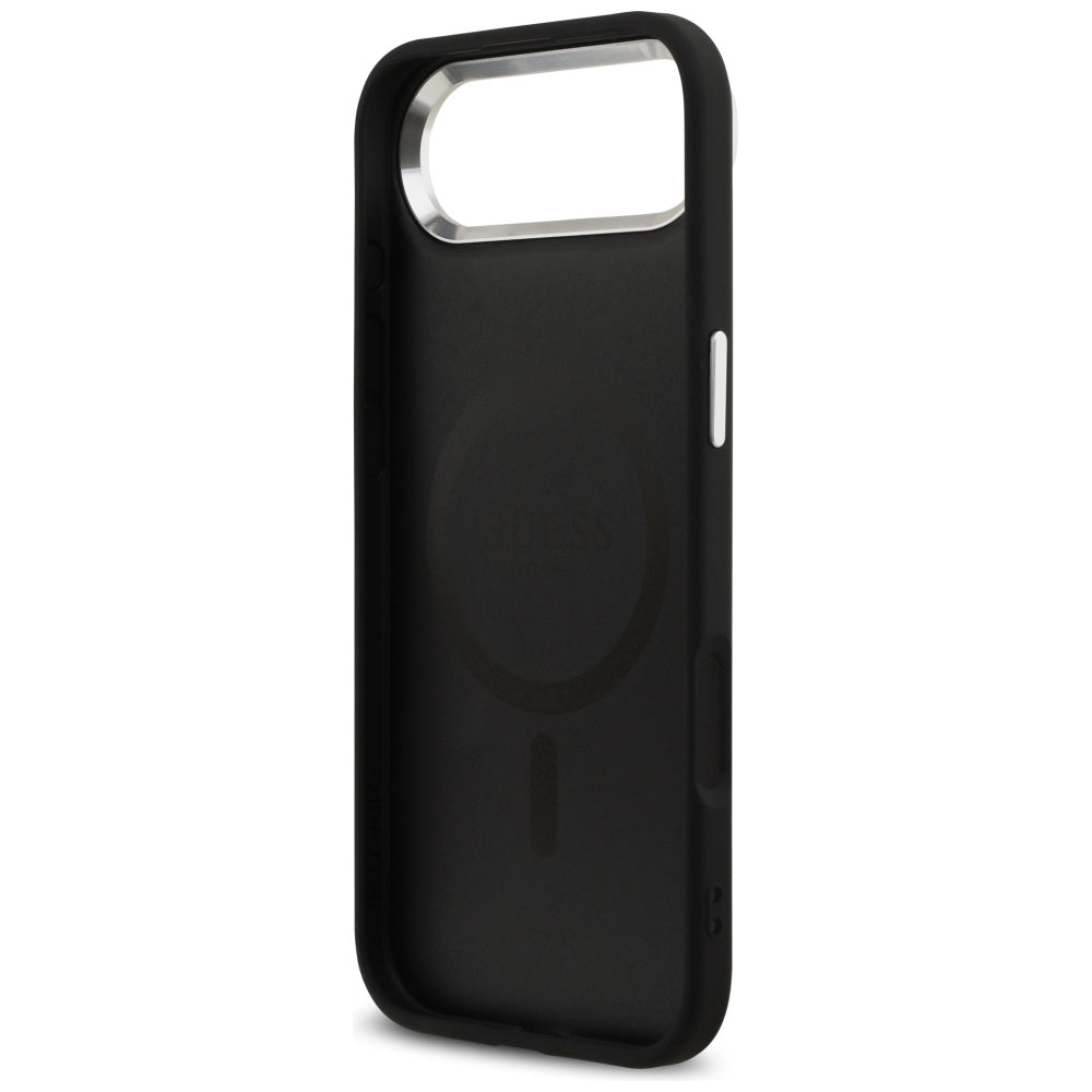 Калъф MagSafe за Apple iPhone 17 Air, Guess, 4G Classic Logo, Черен
