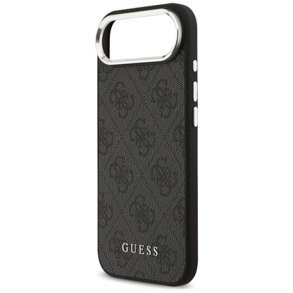 Калъф MagSafe за Apple iPhone 17 Air, Guess, 4G Classic Logo, Черен