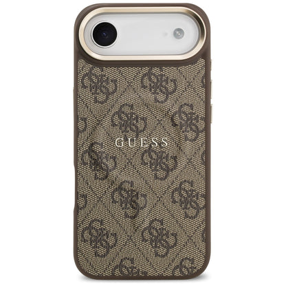 Калъф MagSafe за Apple iPhone 17 Air, Guess, 4G Classic, Кафяв