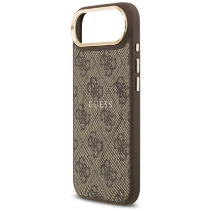Калъф MagSafe за Apple iPhone 17 Air, Guess, 4G Classic, Кафяв