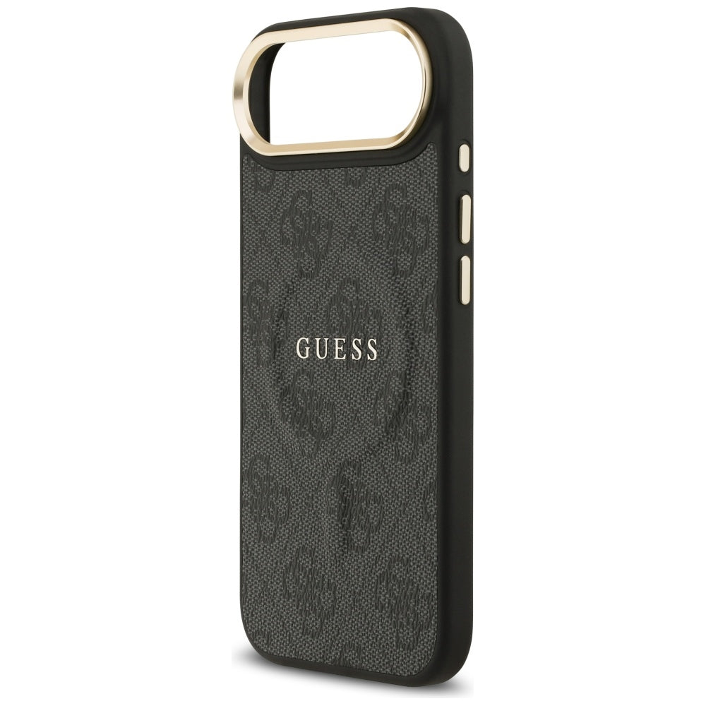 Калъф MagSafe за Apple iPhone 17 Air, Guess, 4G Classic, Черен