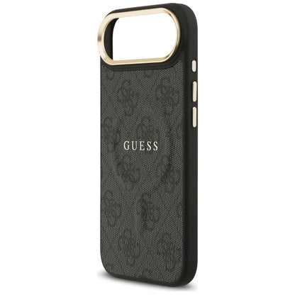 Калъф MagSafe за Apple iPhone 17 Air, Guess, 4G Classic, Черен