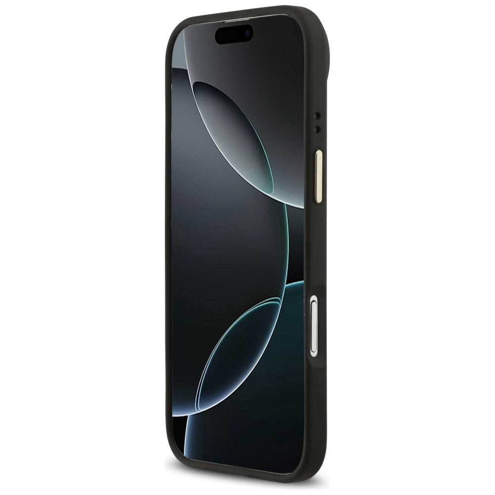 Калъф MagSafe за Apple iPhone 17 Air, Guess, 4G Classic, Черен