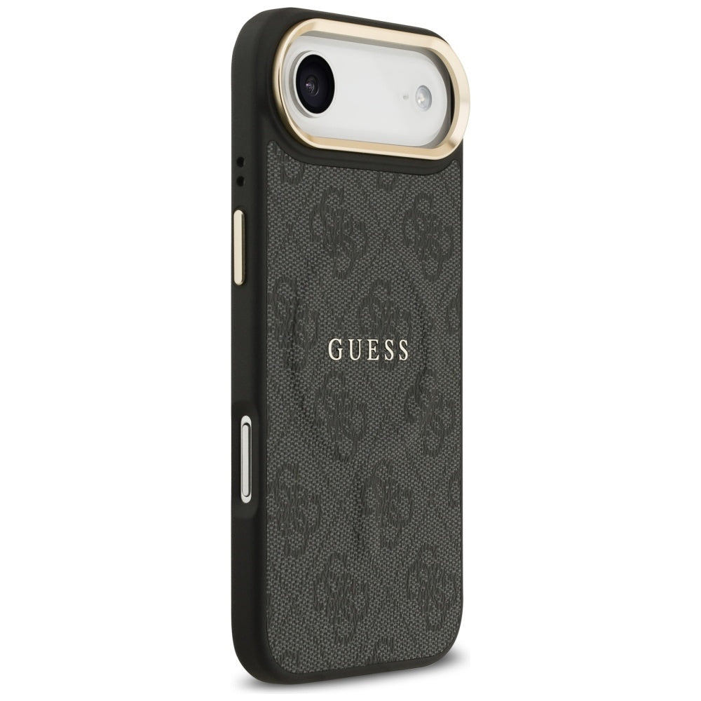 Калъф MagSafe за Apple iPhone 17 Air, Guess, 4G Classic, Черен