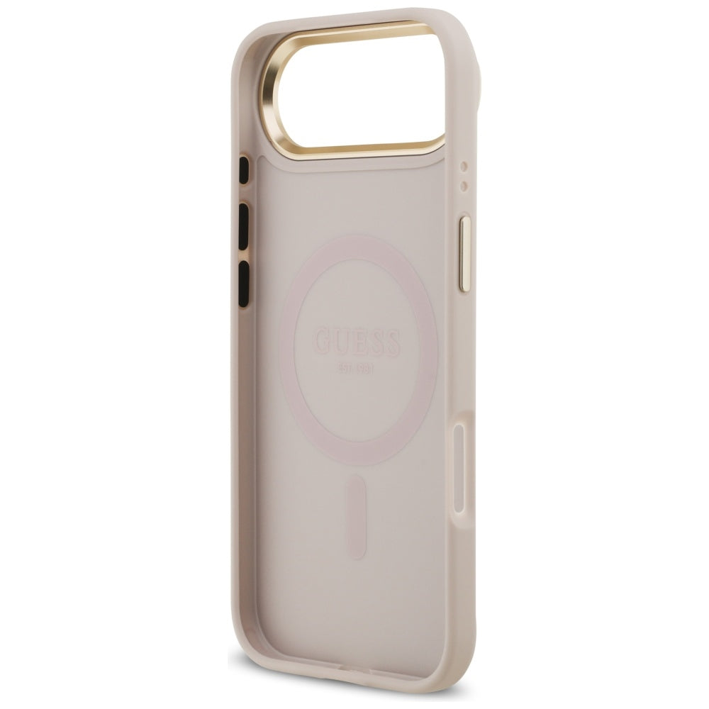 Калъф MagSafe за Apple iPhone 17 Air, Guess, 4G Classic, Розов
