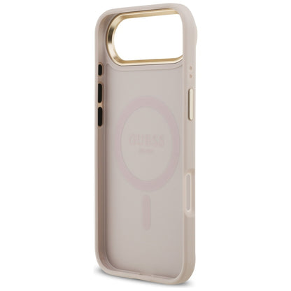 Калъф MagSafe за Apple iPhone 17 Air, Guess, 4G Classic, Розов