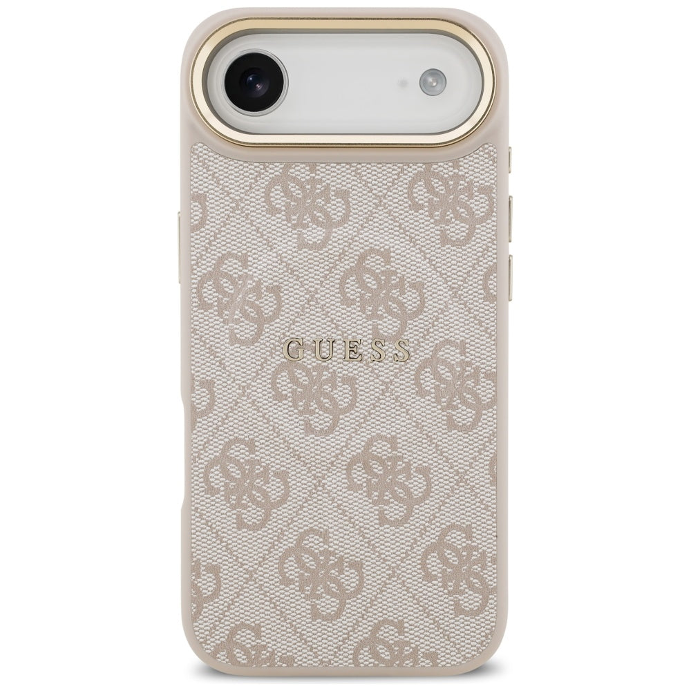 Калъф MagSafe за Apple iPhone 17 Air, Guess, 4G Classic, Розов