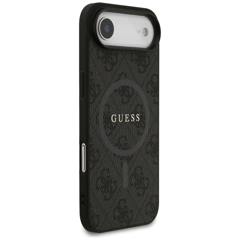 Калъф MagSafe за Apple iPhone 17 Air, Guess, 4G Ring Classic Logo, Черен