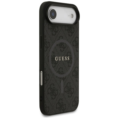 Калъф MagSafe за Apple iPhone 17 Air, Guess, 4G Ring Classic Logo, Черен