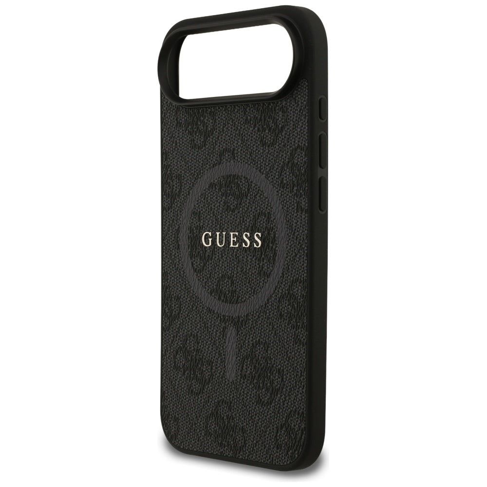 Калъф MagSafe за Apple iPhone 17 Air, Guess, 4G Ring Classic Logo, Черен