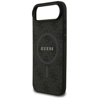 Калъф MagSafe за Apple iPhone 17 Air, Guess, 4G Ring Classic Logo, Черен