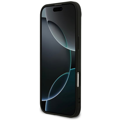 Калъф MagSafe за Apple iPhone 17 Air, Guess, 4G Ring Classic Logo, Черен