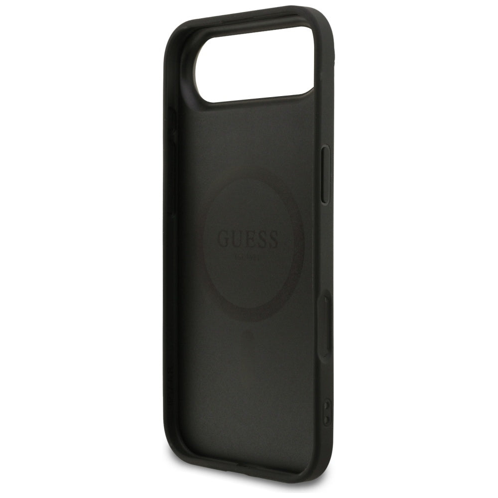 Калъф MagSafe за Apple iPhone 17 Air, Guess, 4G Ring Classic Logo, Черен