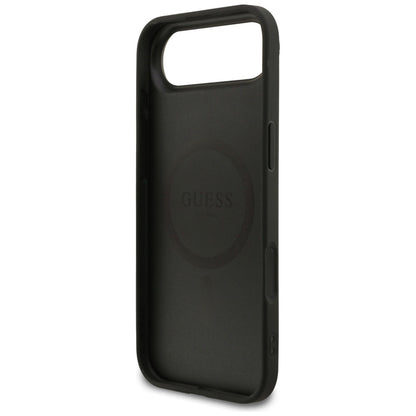 Калъф MagSafe за Apple iPhone 17 Air, Guess, 4G Ring Classic Logo, Черен