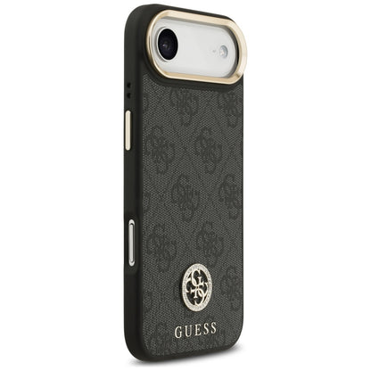 MagSafe Case for Apple iPhone 17 Air, Guess, 4G Strass Logo, Black