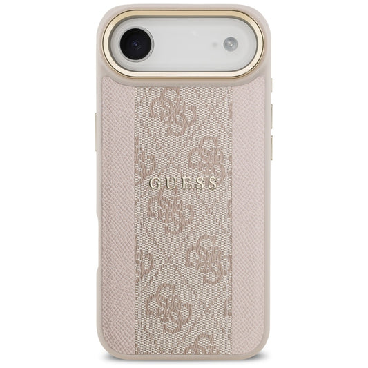 Калъф MagSafe за Apple iPhone 17 Air, Guess, 4G Stripe, Розов