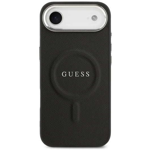 Калъф MagSafe за Apple iPhone 17 Air, Guess, Classic Logo, Черен