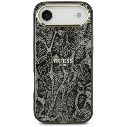 Калъф MagSafe за Apple iPhone 17 Air, Guess, Python Pattern, Черен