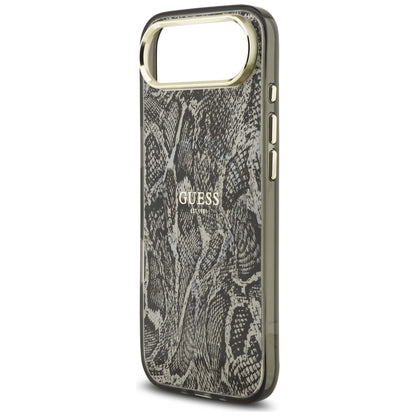 Калъф MagSafe за Apple iPhone 17 Air, Guess, Python Pattern, Черен