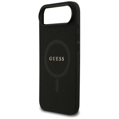 Калъф MagSafe за Apple iPhone 17 Air, Guess, Saffiano Classic Logo, Черен