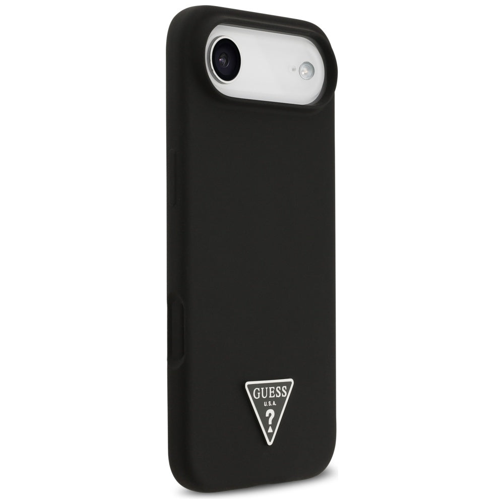 Калъф MagSafe за Apple iPhone 17 Air, Guess, Triangle Logo, Черен
