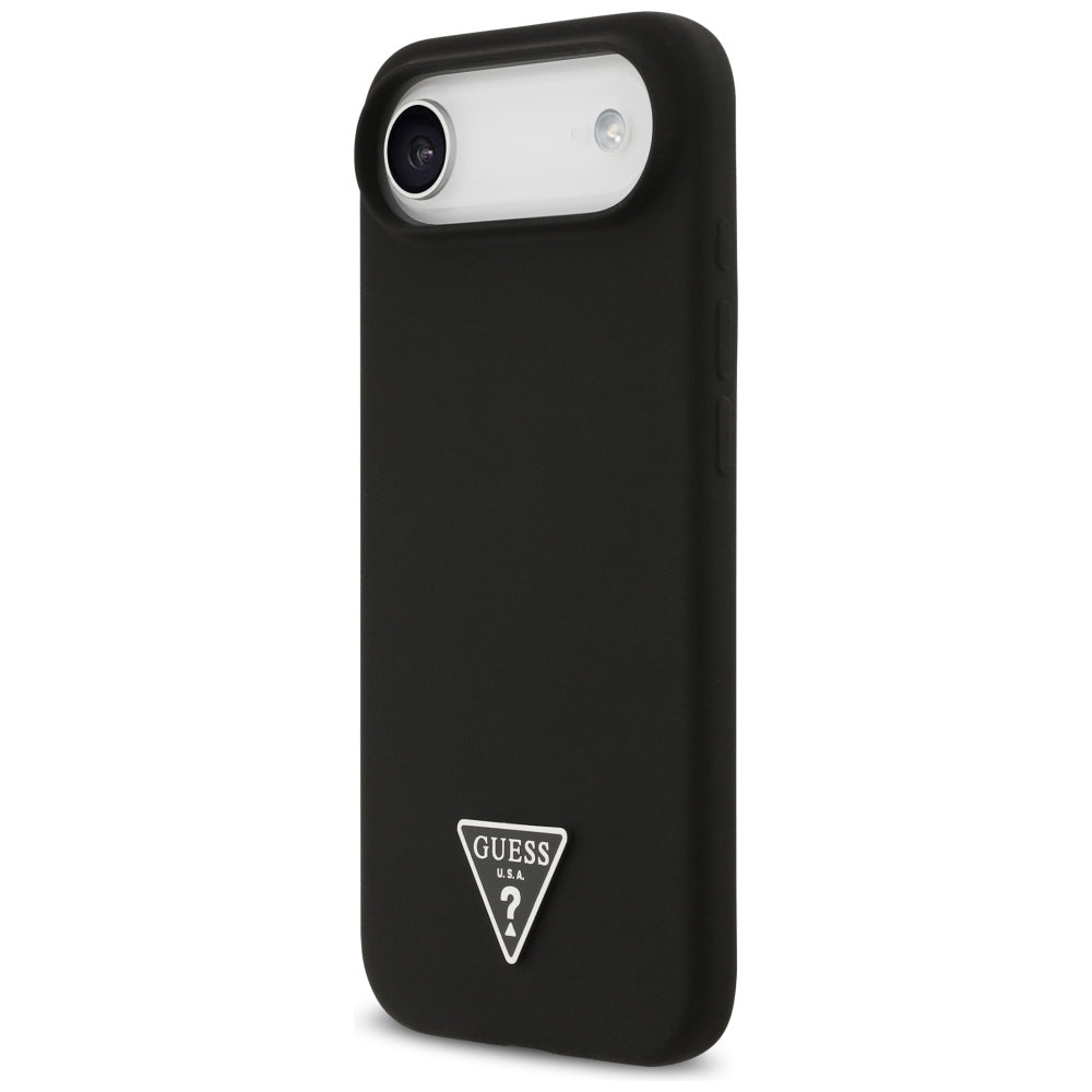 Калъф MagSafe за Apple iPhone 17 Air, Guess, Triangle Logo, Черен