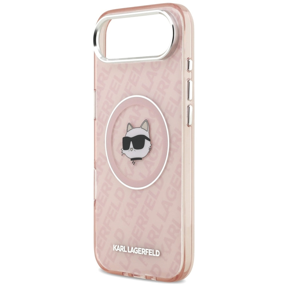 Калъф MagSafe за Apple iPhone 17 Air, Karl Lagerfeld, IML Choupette`s Head, Розов