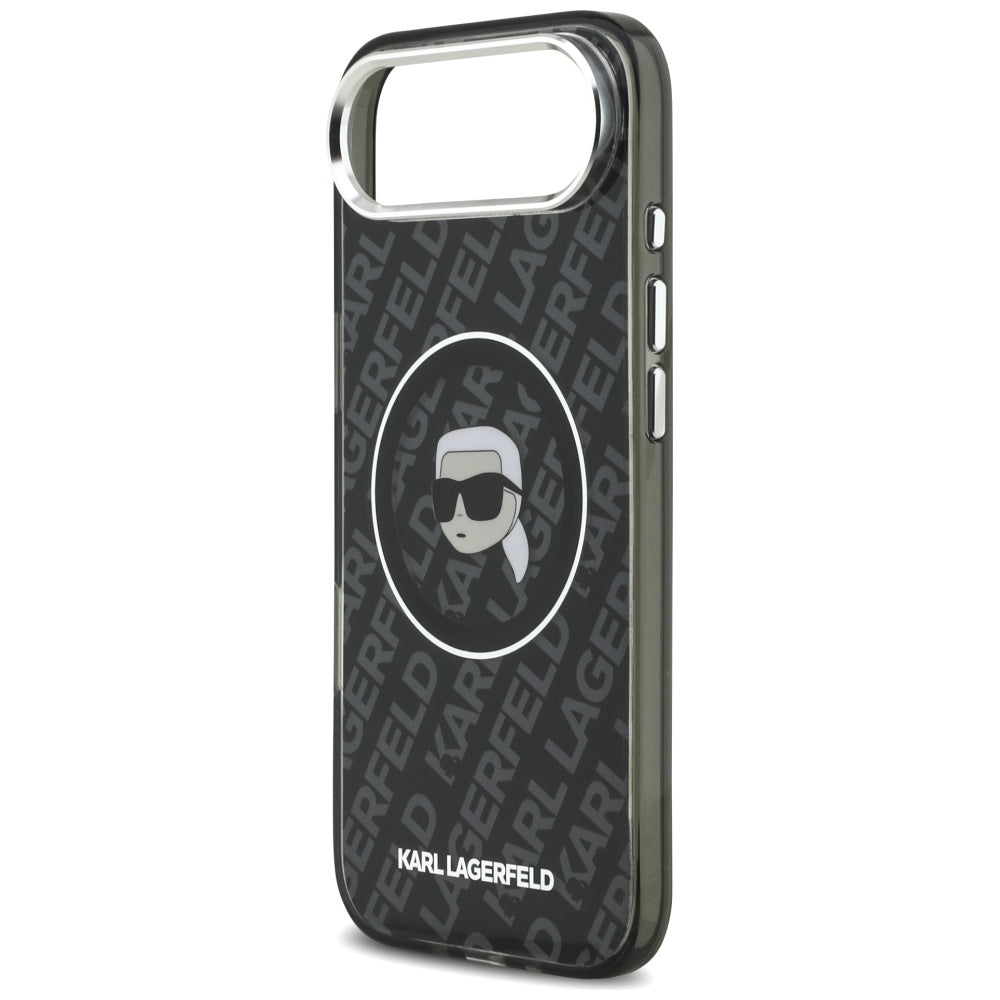 Калъф MagSafe за Apple iPhone 17 Air, Karl Lagerfeld, IML Karl`s Head, Черен
