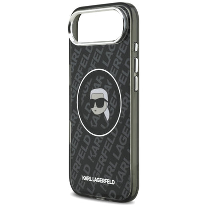 Калъф MagSafe за Apple iPhone 17 Air, Karl Lagerfeld, IML Karl`s Head, Черен