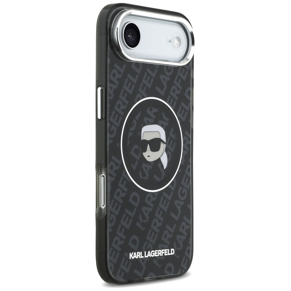 Калъф MagSafe за Apple iPhone 17 Air, Karl Lagerfeld, IML Karl`s Head, Черен