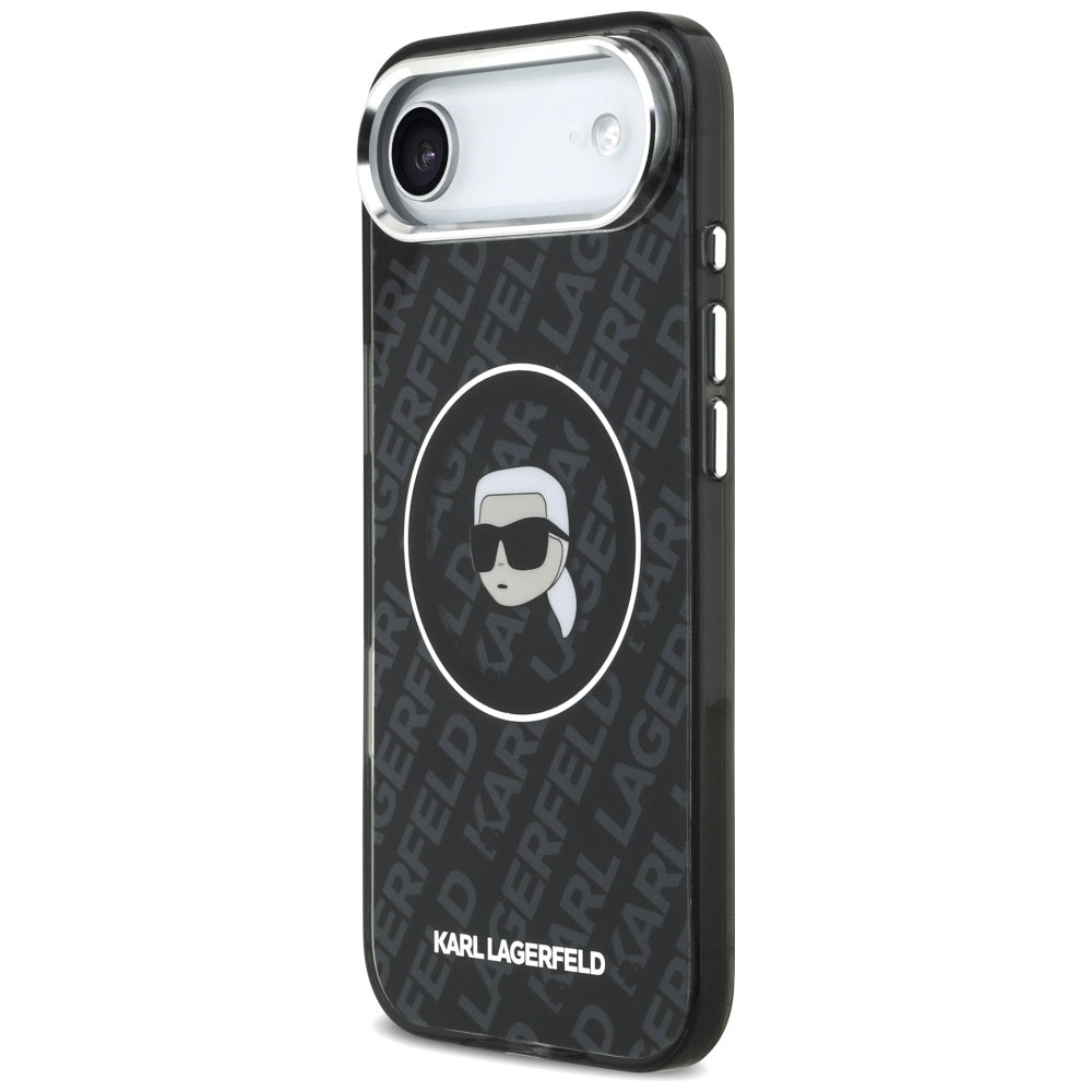 Калъф MagSafe за Apple iPhone 17 Air, Karl Lagerfeld, IML Karl`s Head, Черен