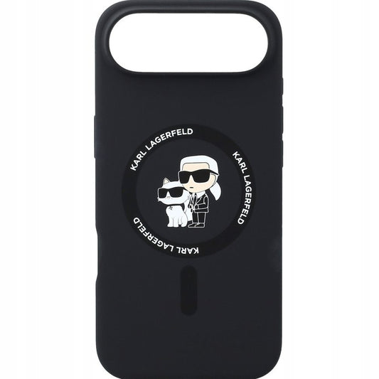 MagSafe Case for Apple iPhone 17 Air, Karl Lagerfeld, Ring Karl & Choupette, Black