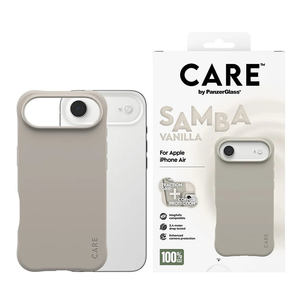 Калъф MagSafe за Apple iPhone 17 Air, PanzerGlass, Care Fashionable, Бежов