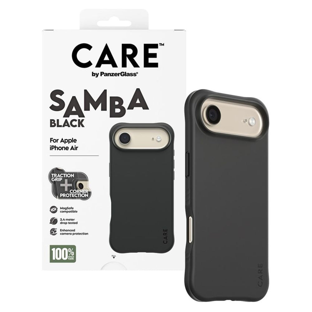 Калъф MagSafe за Apple iPhone 17 Air, PanzerGlass, Care Fashionable, Черен