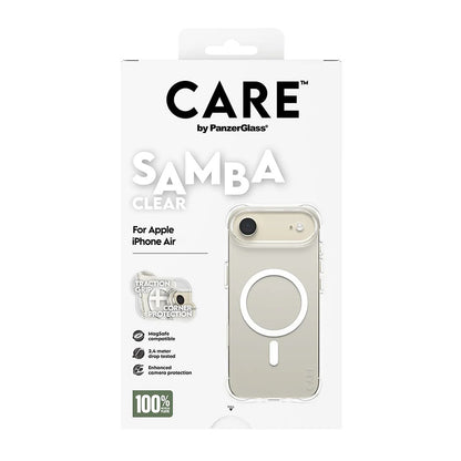 Калъф MagSafe за Apple iPhone 17 Air, PanzerGlass, Care Fashionable, Прозрачен Бял