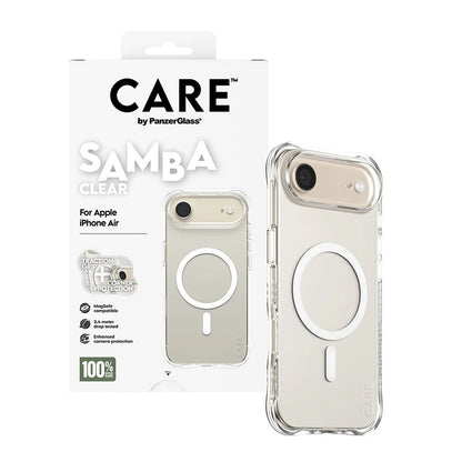 Калъф MagSafe за Apple iPhone 17 Air, PanzerGlass, Care Fashionable, Прозрачен Бял