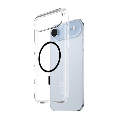 Калъф MagSafe за Apple iPhone 17 Air, PanzerGlass, Care Urban Explorer, Прозрачен Черен