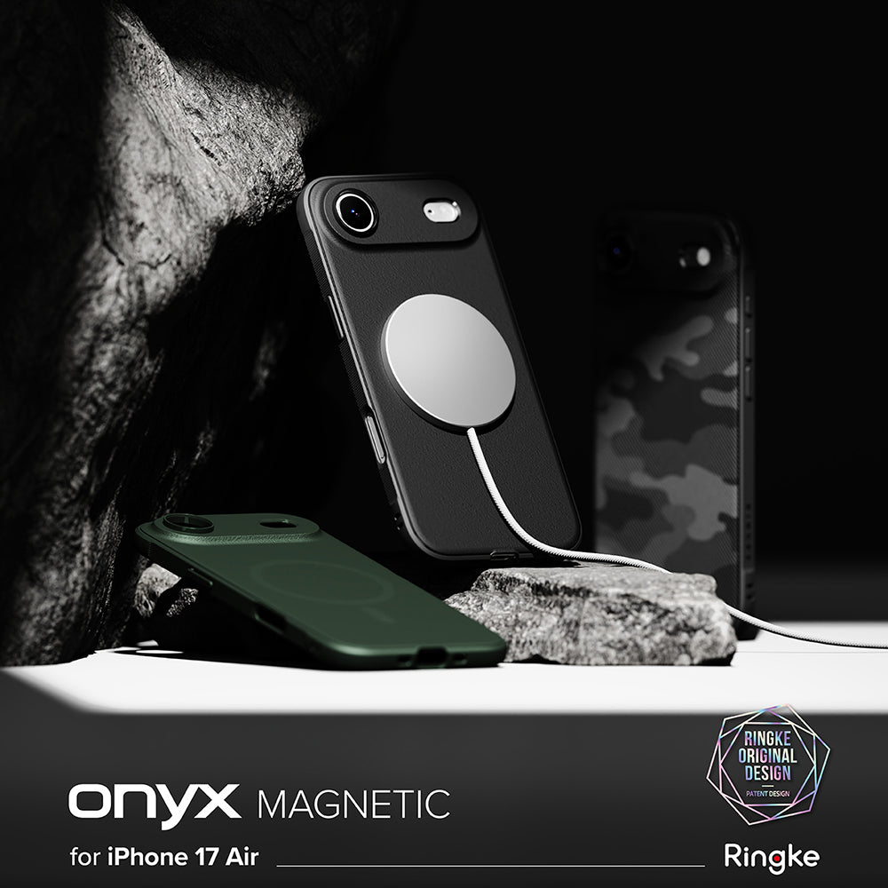 Калъф MagSafe за Apple iPhone 17 Air, Ringke, Onyx, Черен