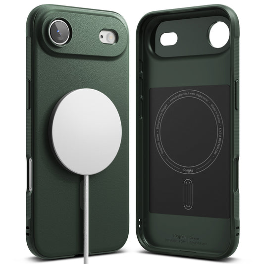Калъф MagSafe за Apple iPhone 17 Air, Ringke, Onyx, Тъмнозелен