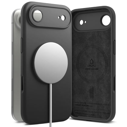 Калъф MagSafe за Apple iPhone 17 Air, Ringke, Силикон, Черен