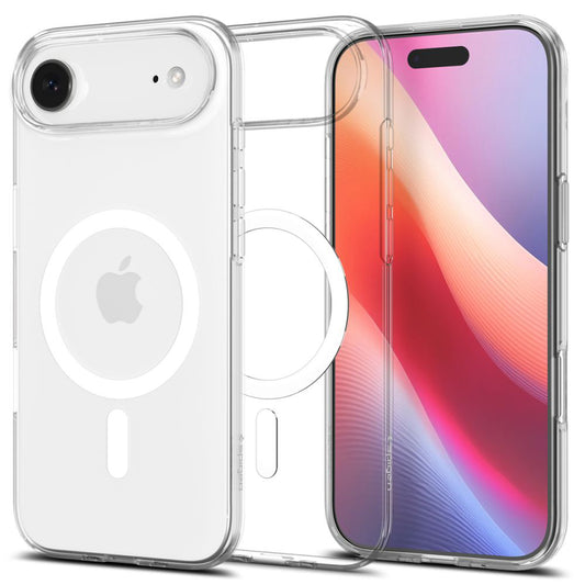Калъф MagSafe за Apple iPhone 17 Air, Spigen, Liquid Crystal, Бял