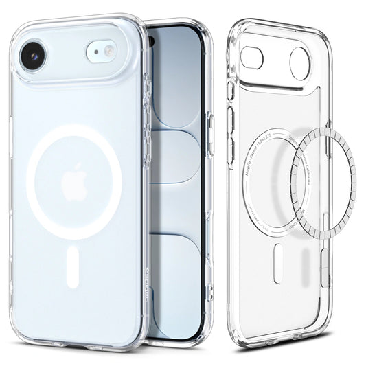 Калъф MagSafe за Apple iPhone 17 Air, Spigen, Ultra Hybrid, Сатенено Бял
