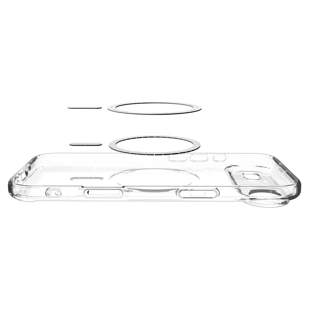 Калъф MagSafe за Apple iPhone 17 Air, Spigen, Ultra Hybrid, Сатенено Бял