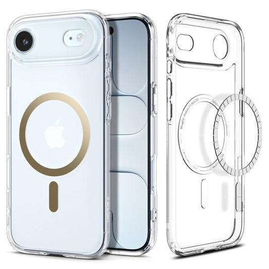 Калъф MagSafe за Apple iPhone 17 Air, Spigen, Ultra Hybrid, Прозрачно Злато