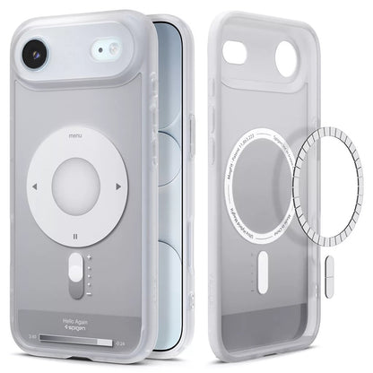 Калъф MagSafe за Apple iPhone 17 Air, Spigen, Ultra Hybrid Classic, Сребрист