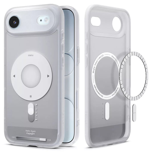Калъф MagSafe за Apple iPhone 17 Air, Spigen, Ultra Hybrid Classic, Сребрист
