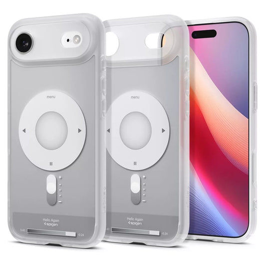 Калъф MagSafe за Apple iPhone 17 Air, Spigen, Ultra Hybrid Classic, Сребрист
