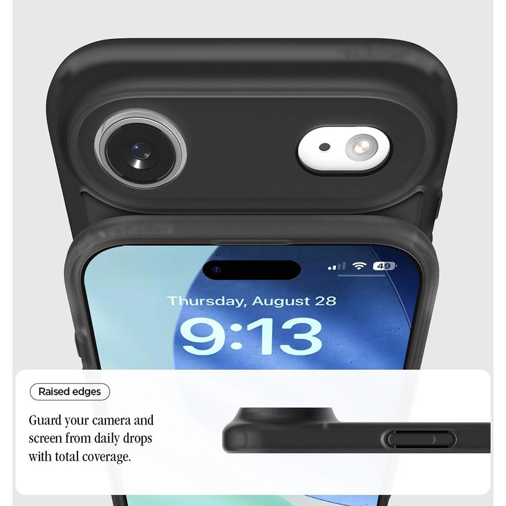 Калъф MagSafe за Apple iPhone 17 Air, Spigen, Ultra Hybrid Classic, Черен