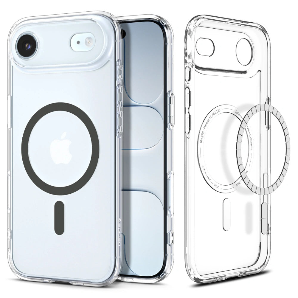 Калъф MagSafe за Apple iPhone 17 Air, Spigen, Ultra Hybrid, Сив